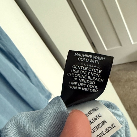 Universal Thread Ruffled Blue Blouse - Picture 4 of 5